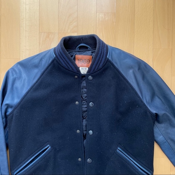 Gap Leather Wool Varsity Jacket - Picture 7 of 14